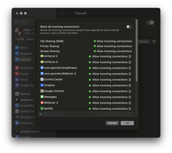 Why can't I discover or connect to my Apple TV or Google Chromecast device?